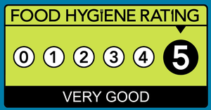 food hygiene rating 5 out of 5 - Very Good 